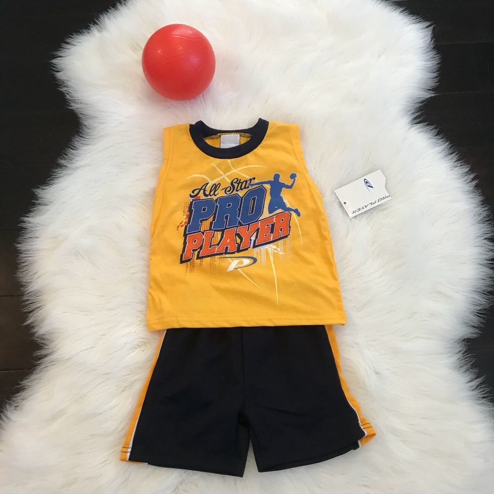 Pro Player toddler boy’s basketball outfit